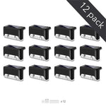 Luminária de mesa Solar LED - Iluminação Externa para Escadas, Muros e Jardins Pacote com 12