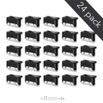 Luminária de mesa Solar LED - Iluminação Externa para Escadas, Muros e Jardins Pacote com 24