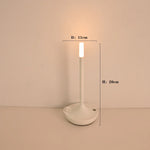 Luminária de mesa Táctil em Forma de Vela Recarregável - Perfeita para Camping, Escritórios, Cafés, Restaurantes e Muito Mais - Luz LED Duradoura com 3 Intensidades de Iluminação