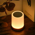 Luminária de mesa TouchLight – Lâmpada LED Portátil com Controle Táctil, Cores Variáveis e Carregamento USB-C 7 Cores (9 cm x 12 cm)