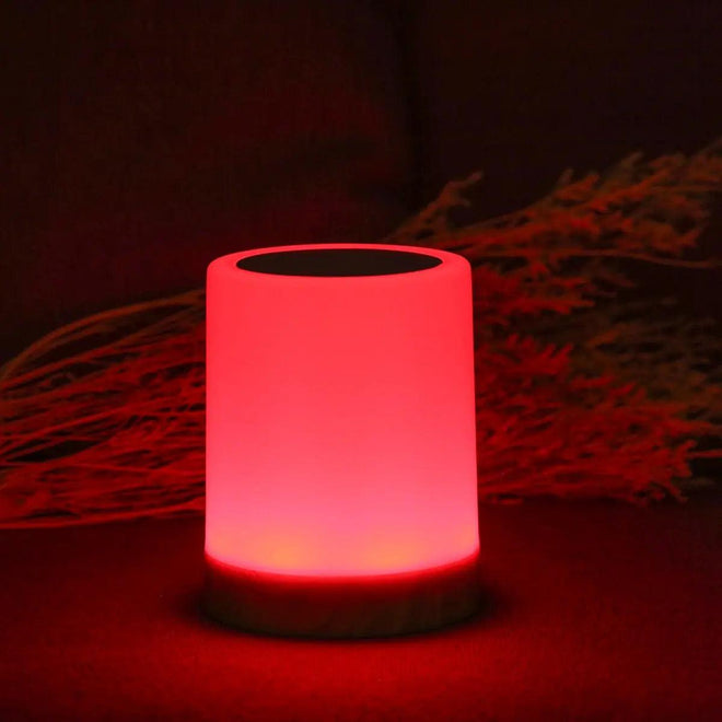 Luminária de mesa TouchLight – Lâmpada LED Portátil com Controle Táctil, Cores Variáveis e Carregamento USB-C