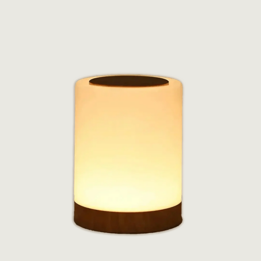Luminária de mesa TouchLight – Lâmpada LED Portátil com Controle Táctil, Cores Variáveis e Carregamento USB-C