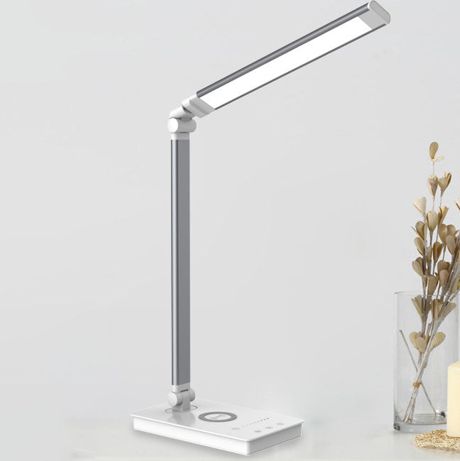 Luminária de mesa USB Dobrável Inteligente com Design Minimalista Prata