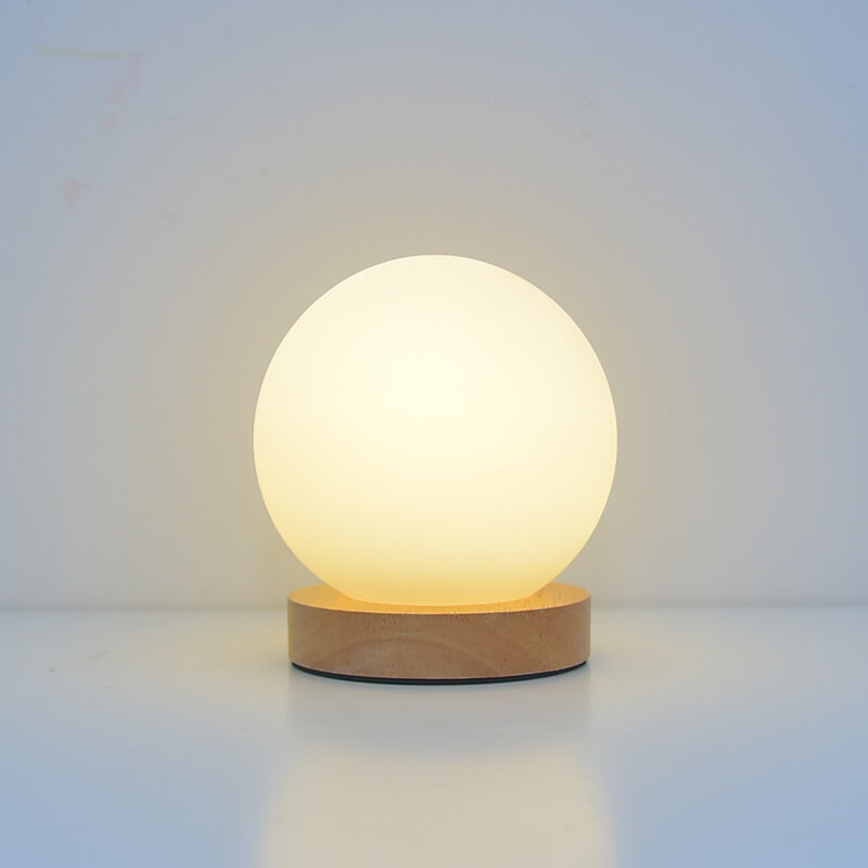 Luminária de mesa USB Minimalista e Moderna com Luz Noturna LED Recarregável