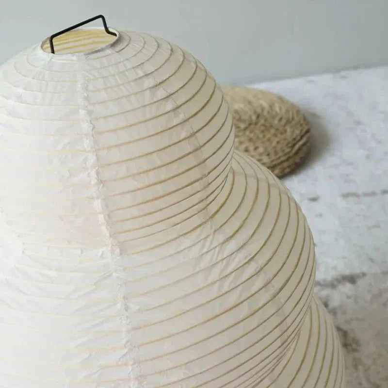 Luminária de mesa Wabi-Sabi em Papel de Arroz | Iluminação Minimalista no Estilo Japonês