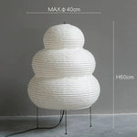 Luminária de mesa Wabi-Sabi em Papel de Arroz | Iluminação Minimalista no Estilo Japonês