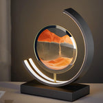 Luminária de mesa com Areia Movediça – Iluminação Ambiente Tranquila