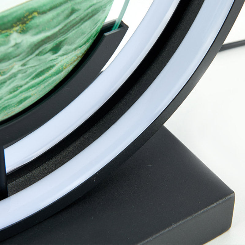 Luminária de mesa com Areia Movediça – Iluminação Ambiente Tranquila