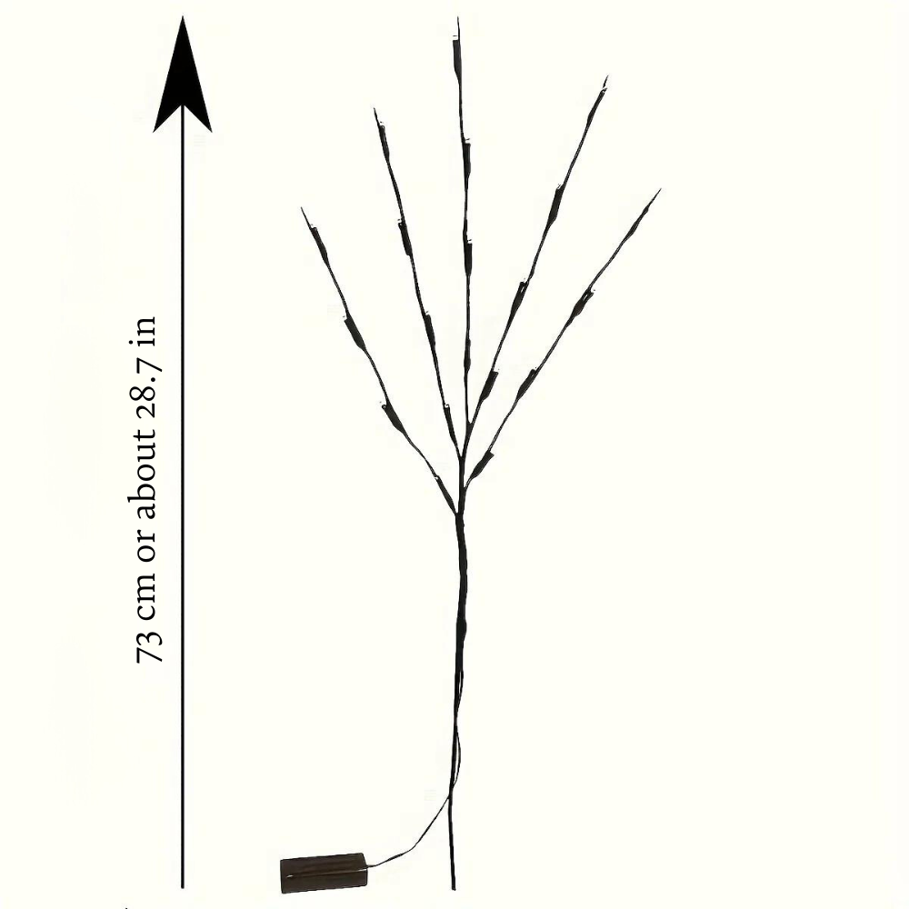 Luminária de mesa com Ramos LED para Vaso – Iluminação Decorativa para o Lar