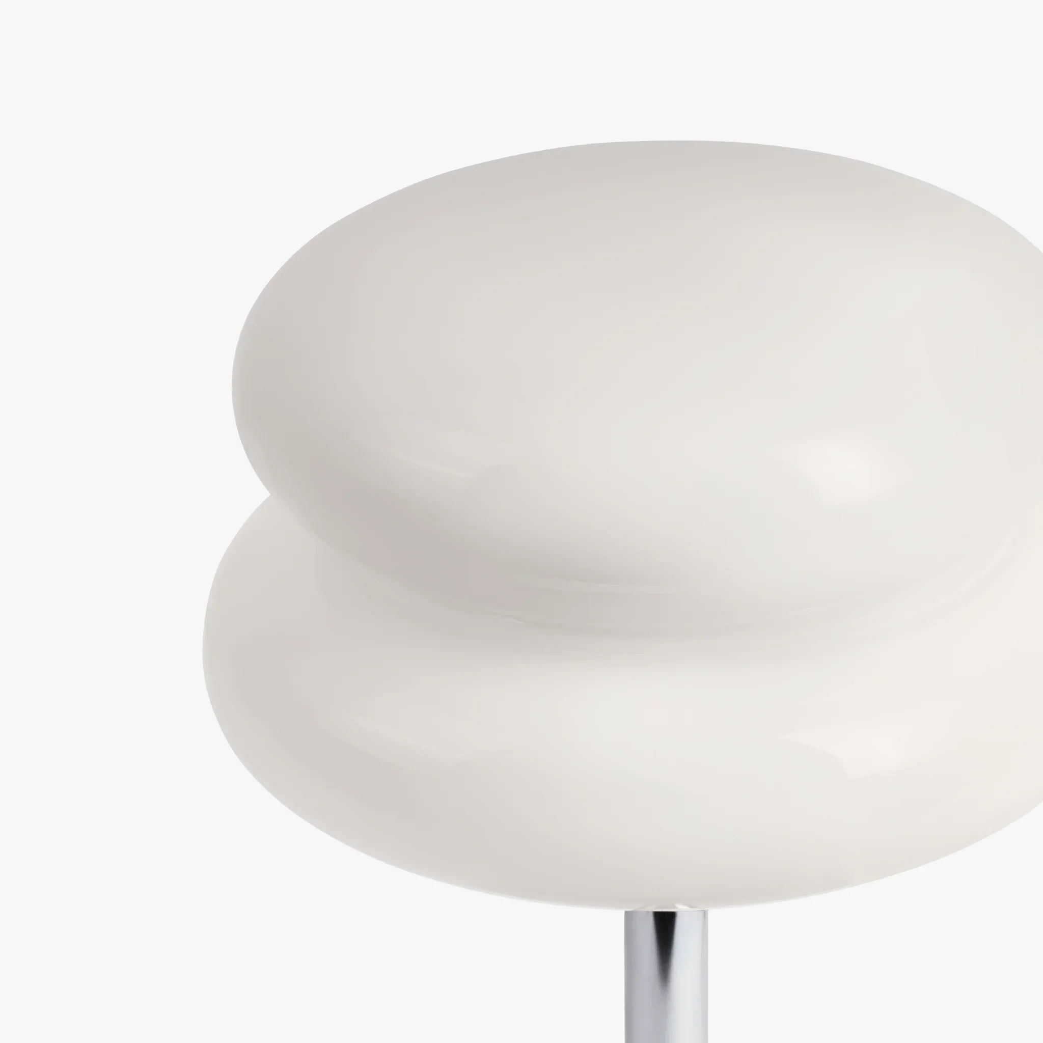 Luminária de mesa contemporânea Verdon - Abajur escultural de inspiração retrô do meio do século