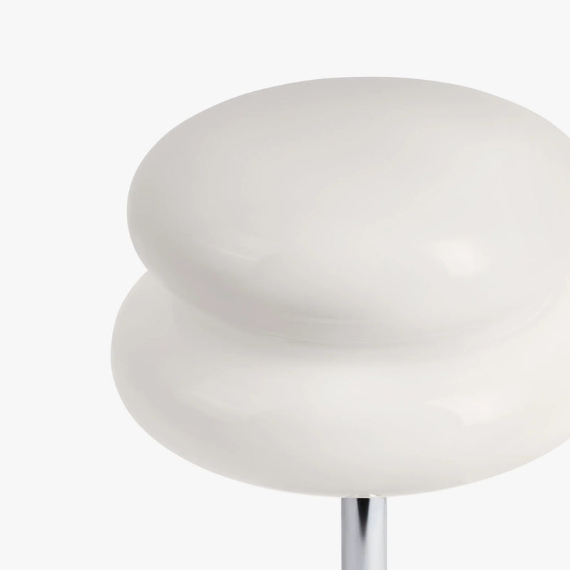 Luminária de mesa contemporânea Verdon - Abajur escultural de inspiração retrô do meio do século