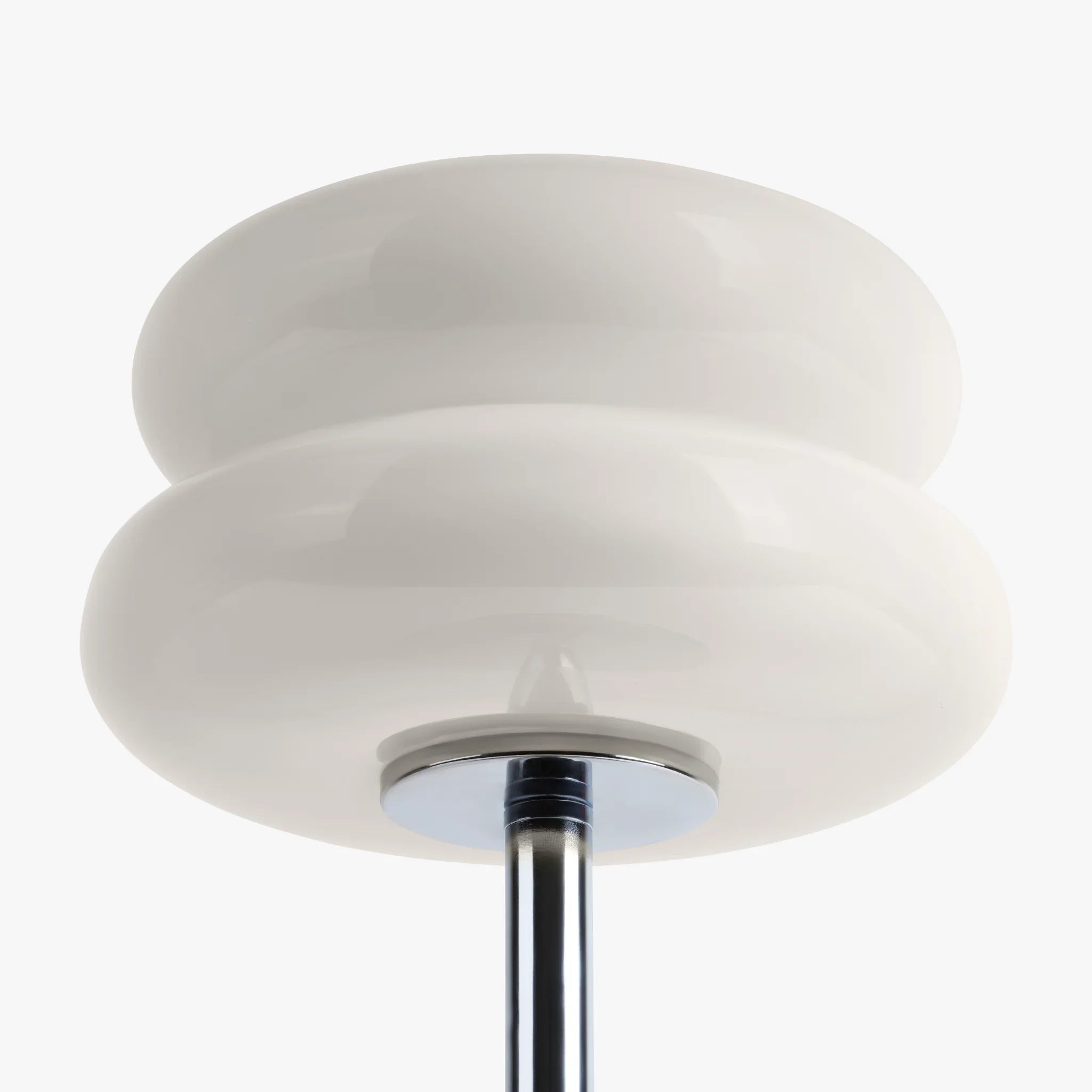 Luminária de mesa contemporânea Verdon - Abajur escultural de inspiração retrô do meio do século