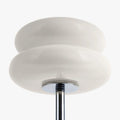Luminária de mesa contemporânea Verdon - Abajur escultural de inspiração retrô do meio do século