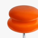 Luminária de mesa contemporânea Verdon - Abajur escultural de inspiração retrô do meio do século