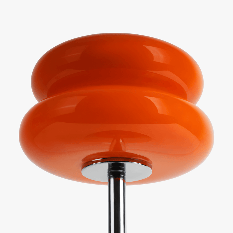 Luminária de mesa contemporânea Verdon - Abajur escultural de inspiração retrô do meio do século