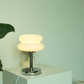 Luminária de mesa de vidro contemporânea | HomelyTouch Branco 110V-120V para US CA