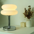 Luminária de mesa de vidro contemporânea | HomelyTouch Branco 220V-240V para UK AU