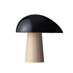 Luminária de mesa elegante com design escandinavo encantador Preto e Ovo