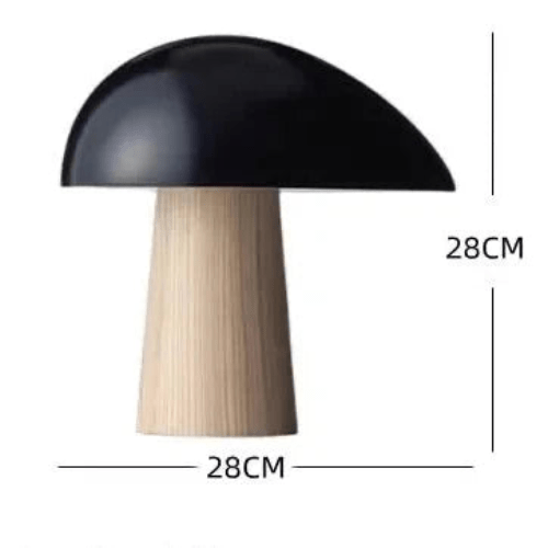 Luminária de mesa elegante com design escandinavo encantador