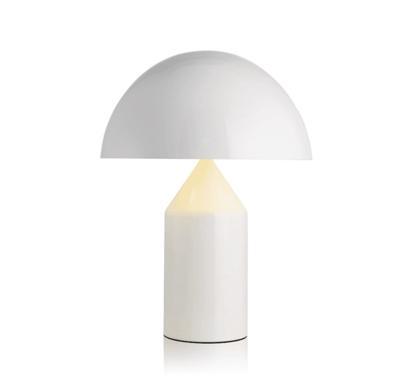 Luminária de mesa elegante com design moderno Branco Pérola