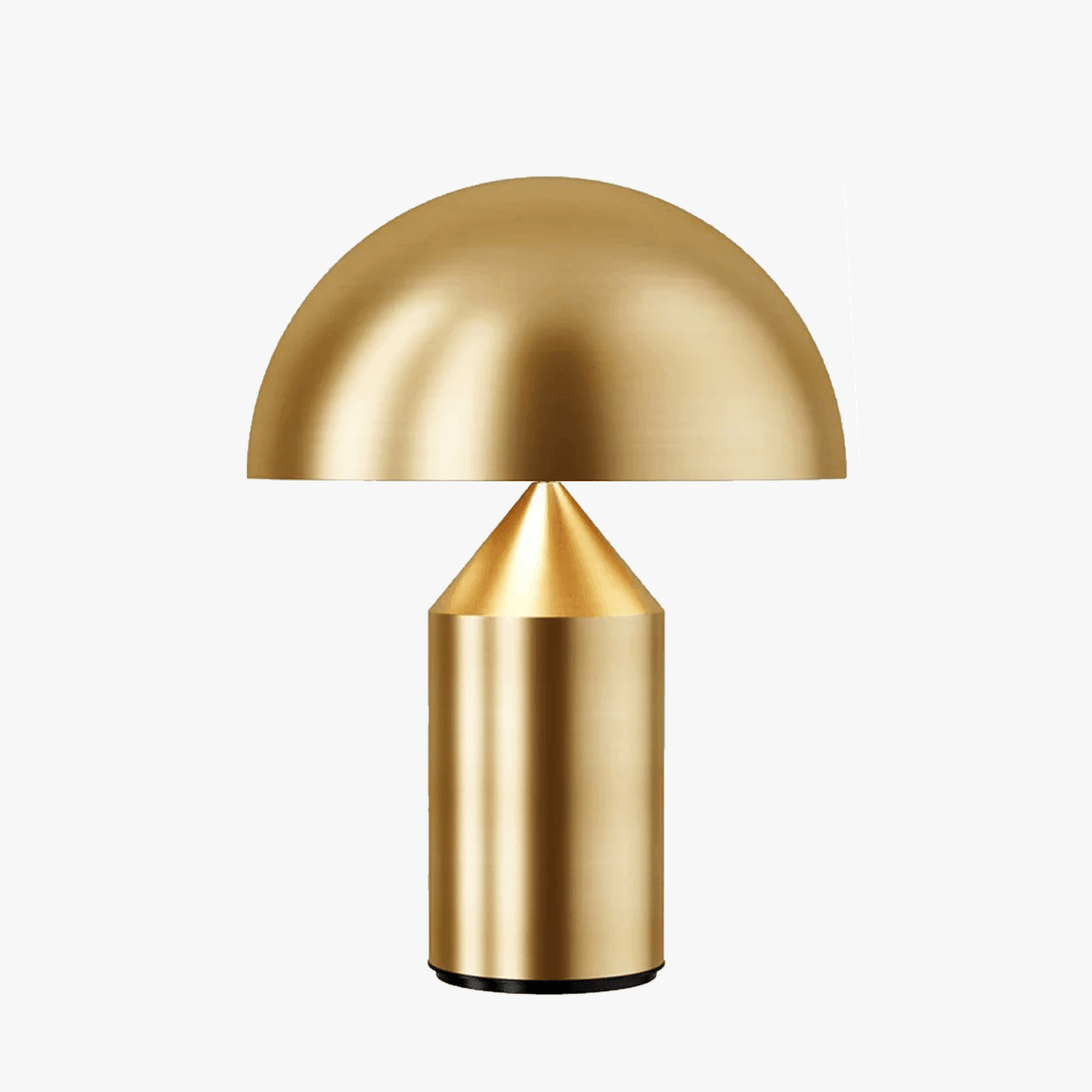 Luminária de mesa elegante com design moderno Ouro Metálico