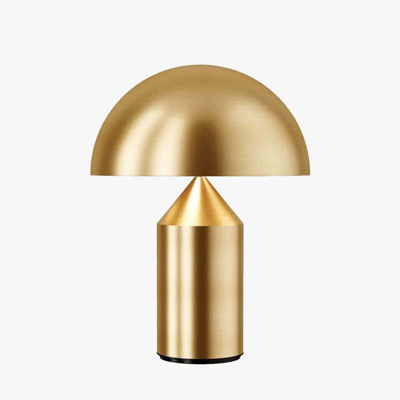 Luminária de mesa elegante com design moderno Ouro Metálico