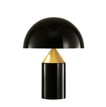 Luminária de mesa elegante com design moderno Preto Meia-Noite