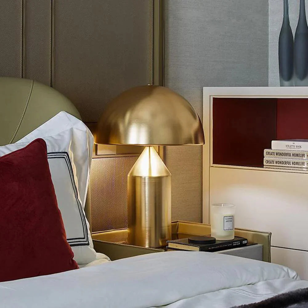 Luminária de mesa elegante com design moderno