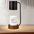 Luminária de mesa em madeira japonesa | Abajur minimalista com dimmer para cera Interruptor Dimmer Preto 220V-240V para RU AU