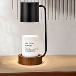 Luminária de mesa em madeira japonesa | Abajur minimalista com dimmer para cera Interruptor Dimmer Preto 220V-240V para RU AU