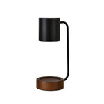 Luminária de mesa em madeira japonesa | Abajur minimalista com dimmer para cera