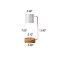 Luminária de mesa em madeira japonesa | Abajur minimalista com dimmer para cera