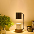 Luminária de mesa em madeira japonesa | Abajur minimalista com dimmer para cera