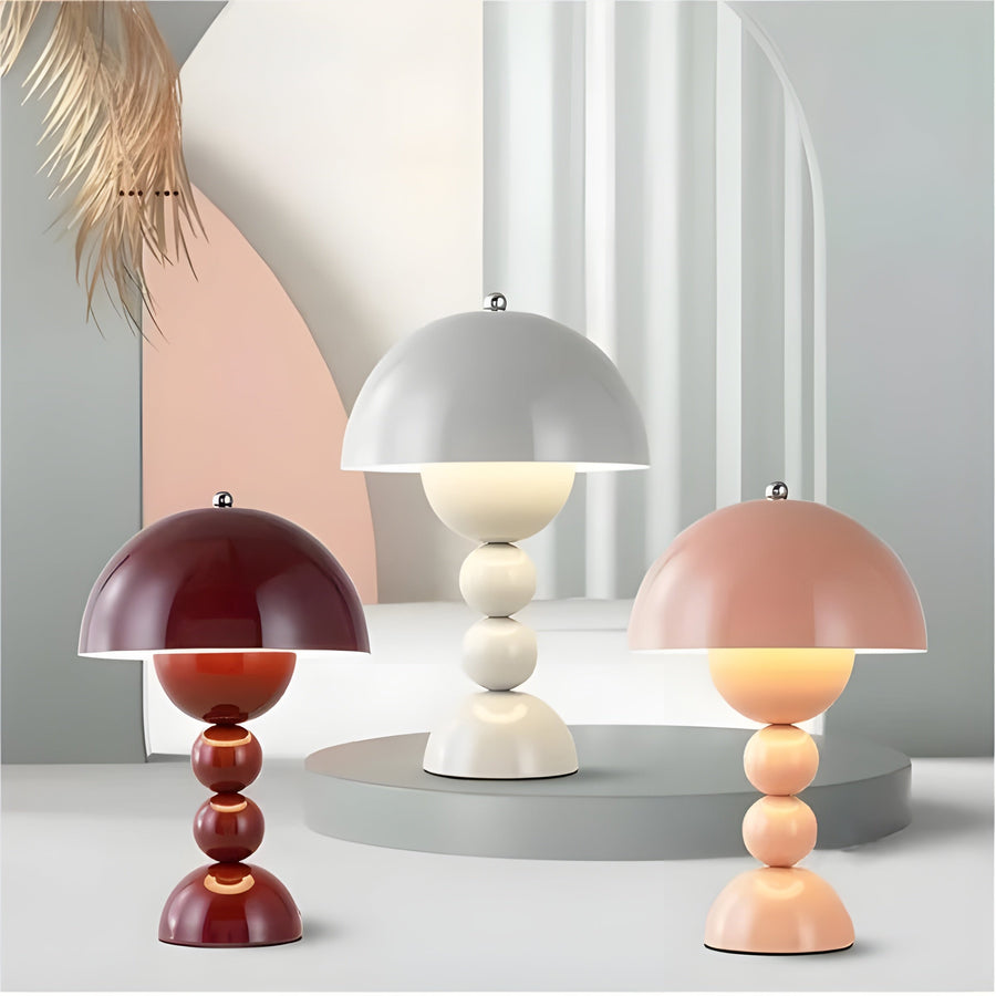 Luminária de mesa estilo escandinavo - FloraBrilho