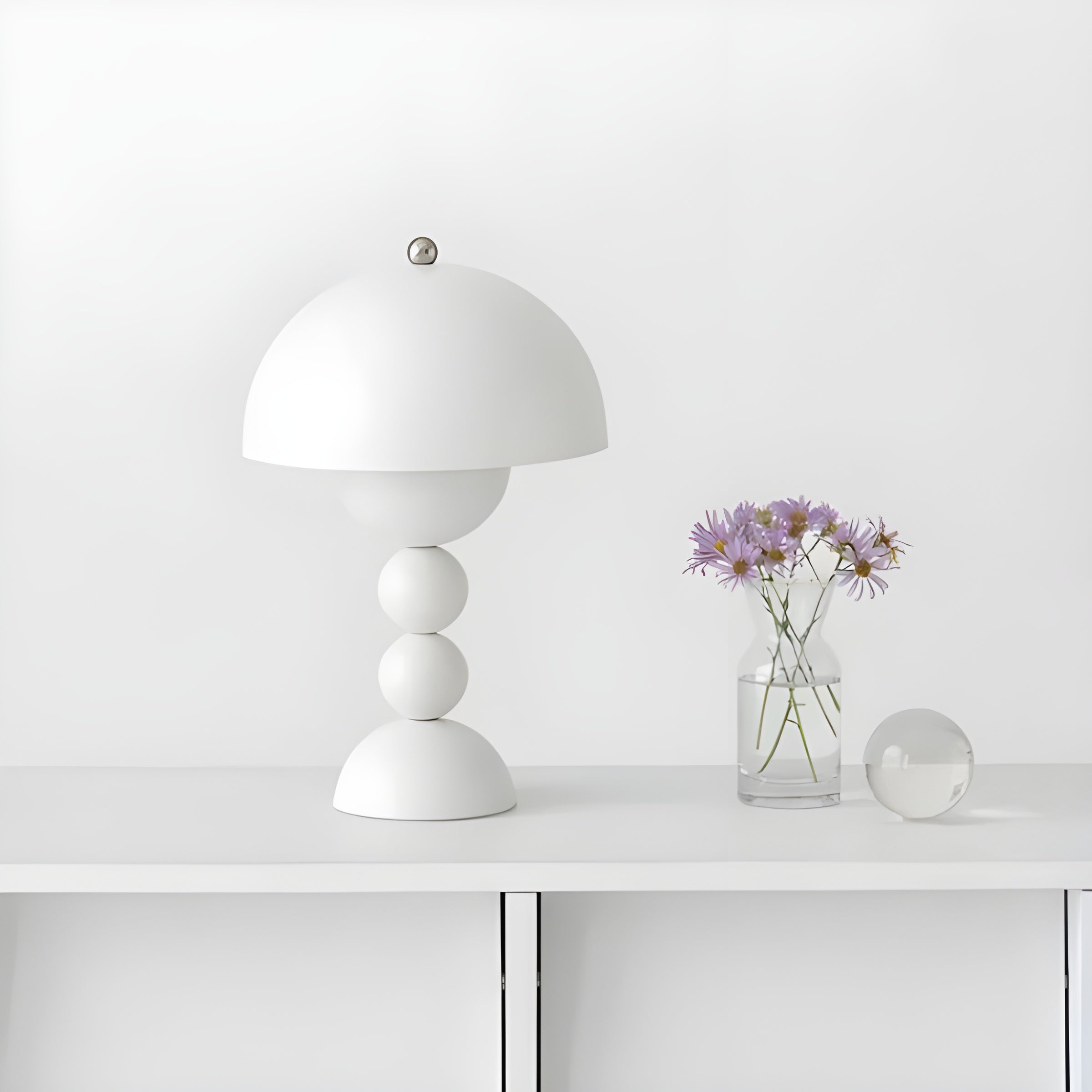 Luminária de mesa estilo escandinavo - FloraBrilho
