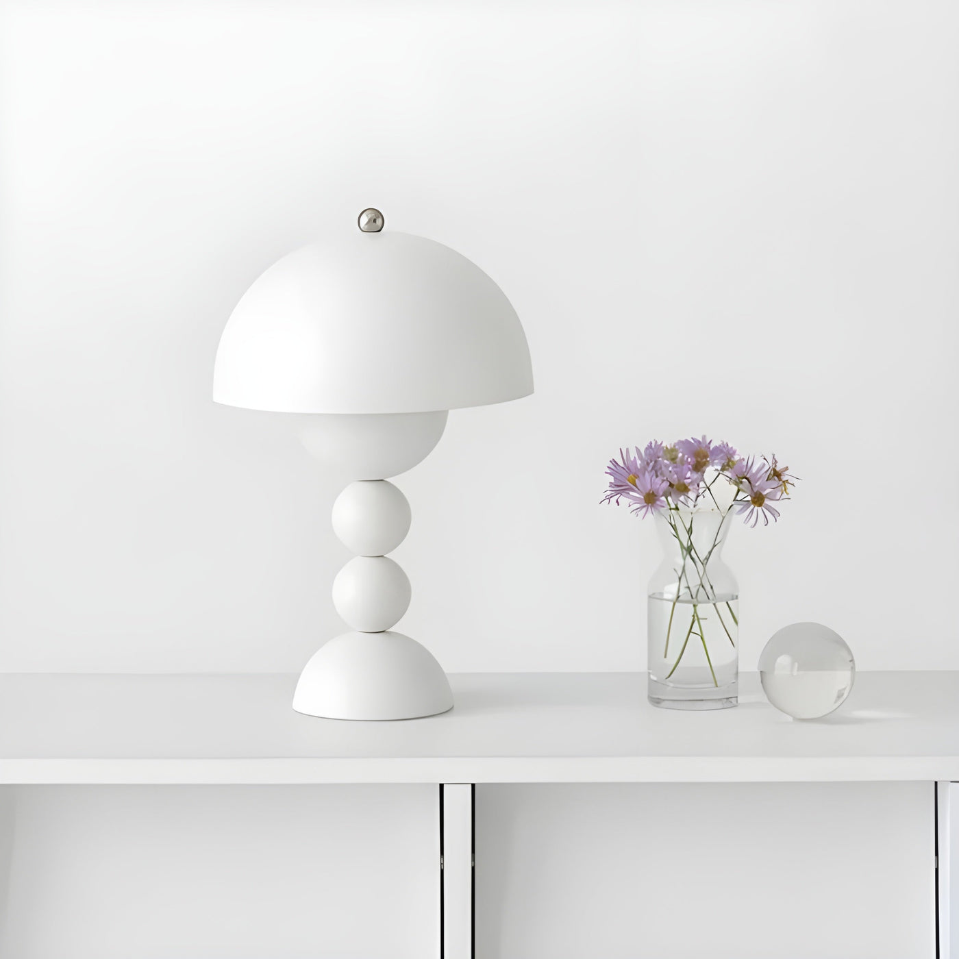 Luminária de mesa estilo escandinavo - FloraBrilho