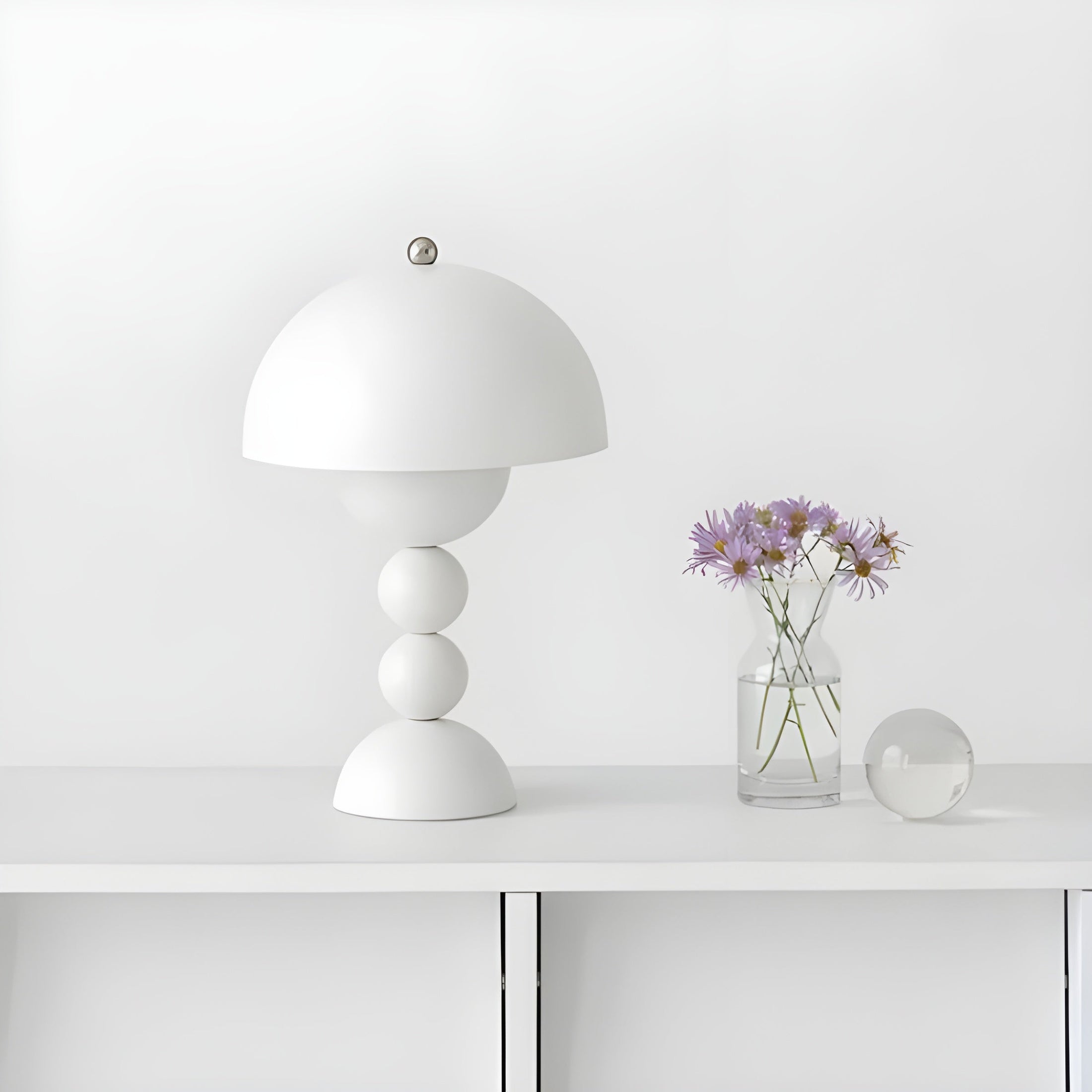 Luminária de mesa estilo escandinavo - FloraBrilho