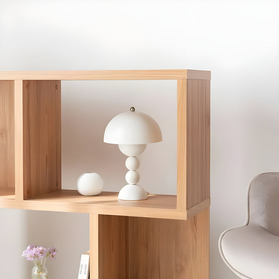 Luminária de mesa estilo escandinavo - FloraBrilho