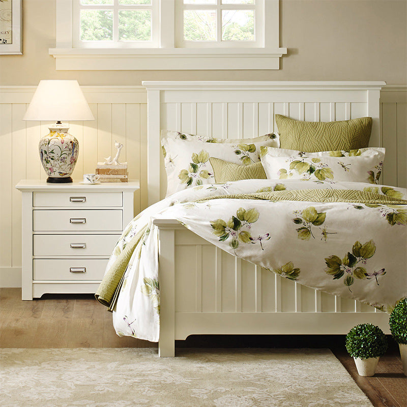 Luminária de mesa estilo retrô em cerâmica com design de flores e pássaros. Controle Remoto 220V-240V Para UK AU