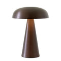 Luminária de mesa moderna LED portátil ShroomLite Bronze