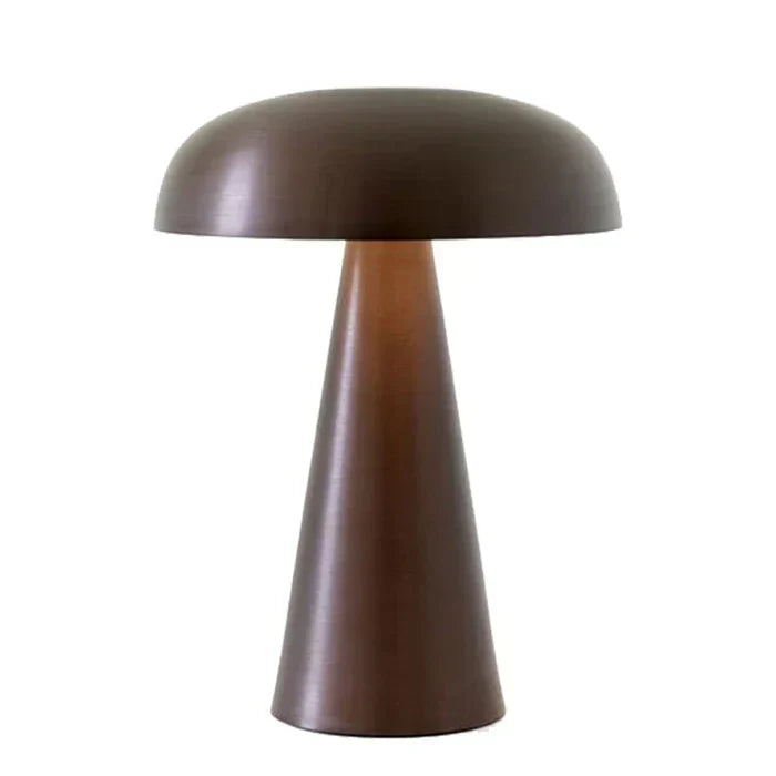 Luminária de mesa moderna LED portátil ShroomLite Bronze