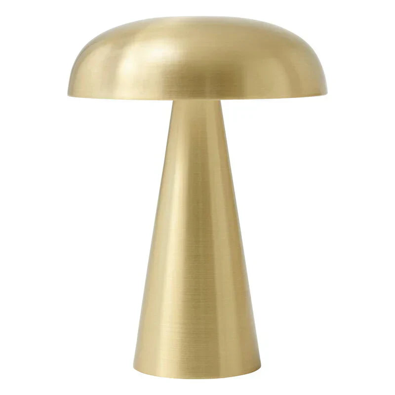 Luminária de mesa moderna LED portátil ShroomLite Ouro