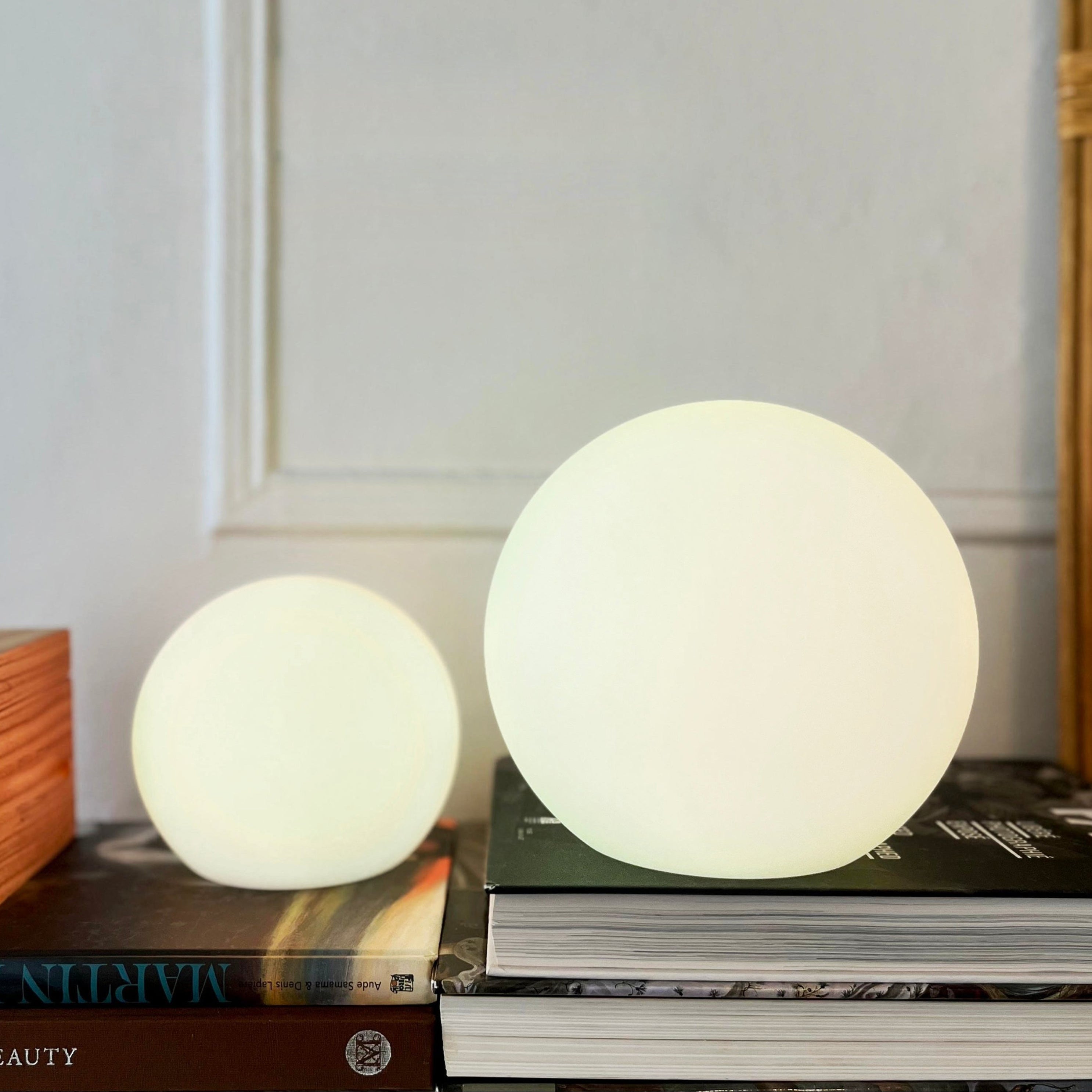 Luminária de mesa portátil LED Taavita com baterias recarregáveis e sem fio Grande (20cm)