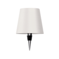 Luminária de mesa sem fio para garrafa - Abajur LED recarregável para vinho com controle touch. Branco Clássico