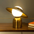 Luminária de mesa sofisticada Hommfer - Acabamento Dourado em Luz Convencional para Quarto/Sala de Estar