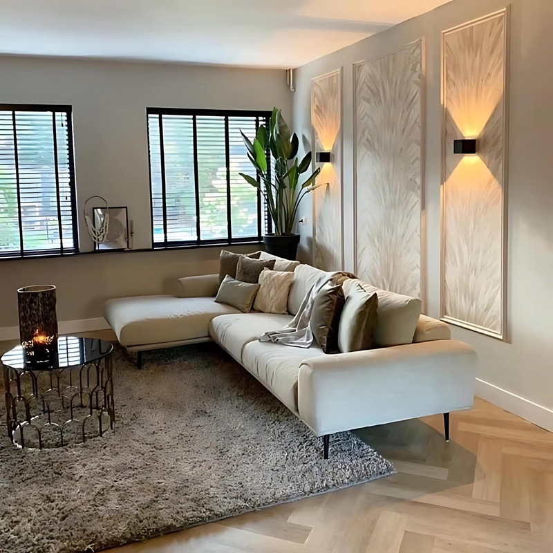 Luminária de parede Brilho Quadrado