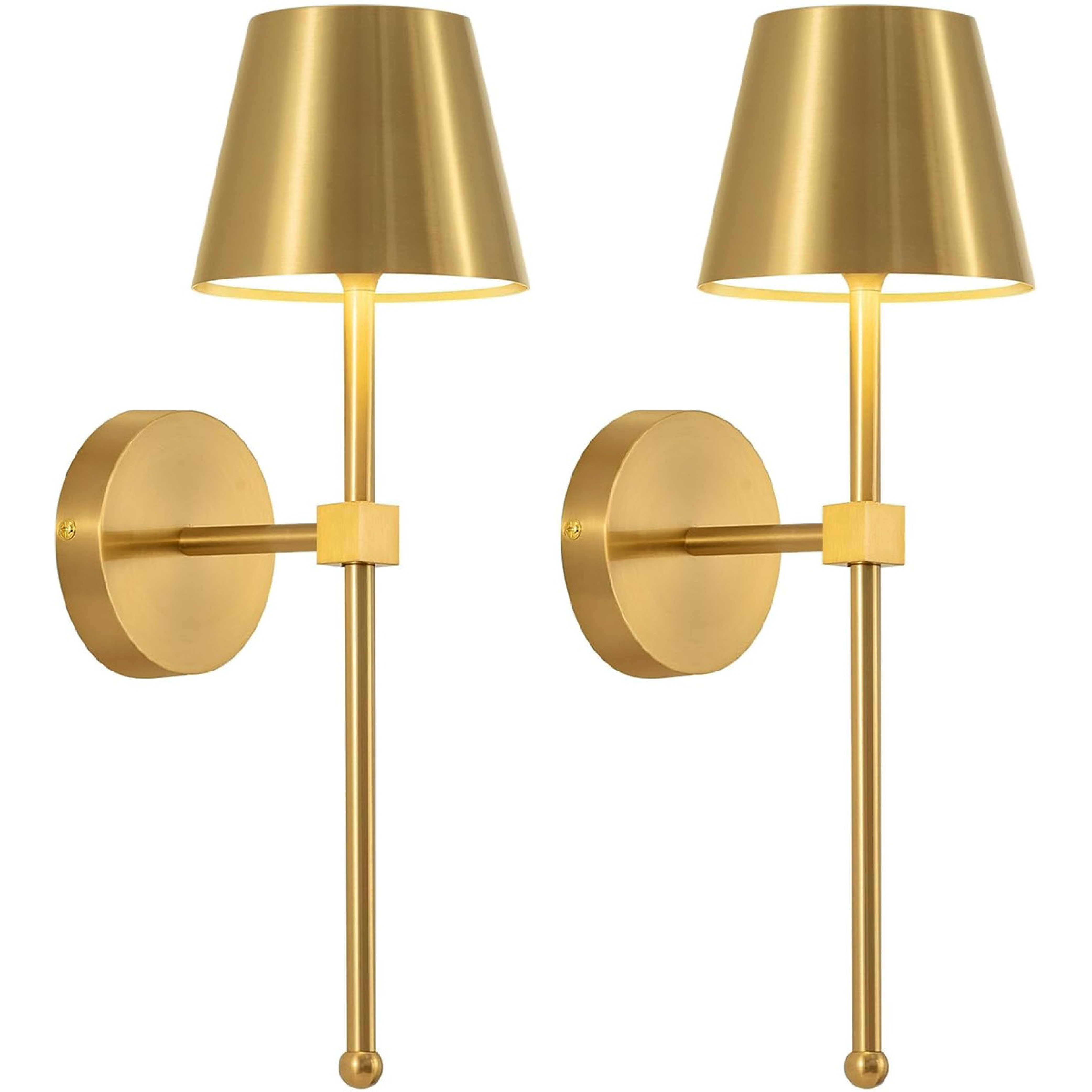 Luminária de parede | Elegante lâmpada sem fio com design contemporâneo e iluminação suave para ambientes sofisticados.