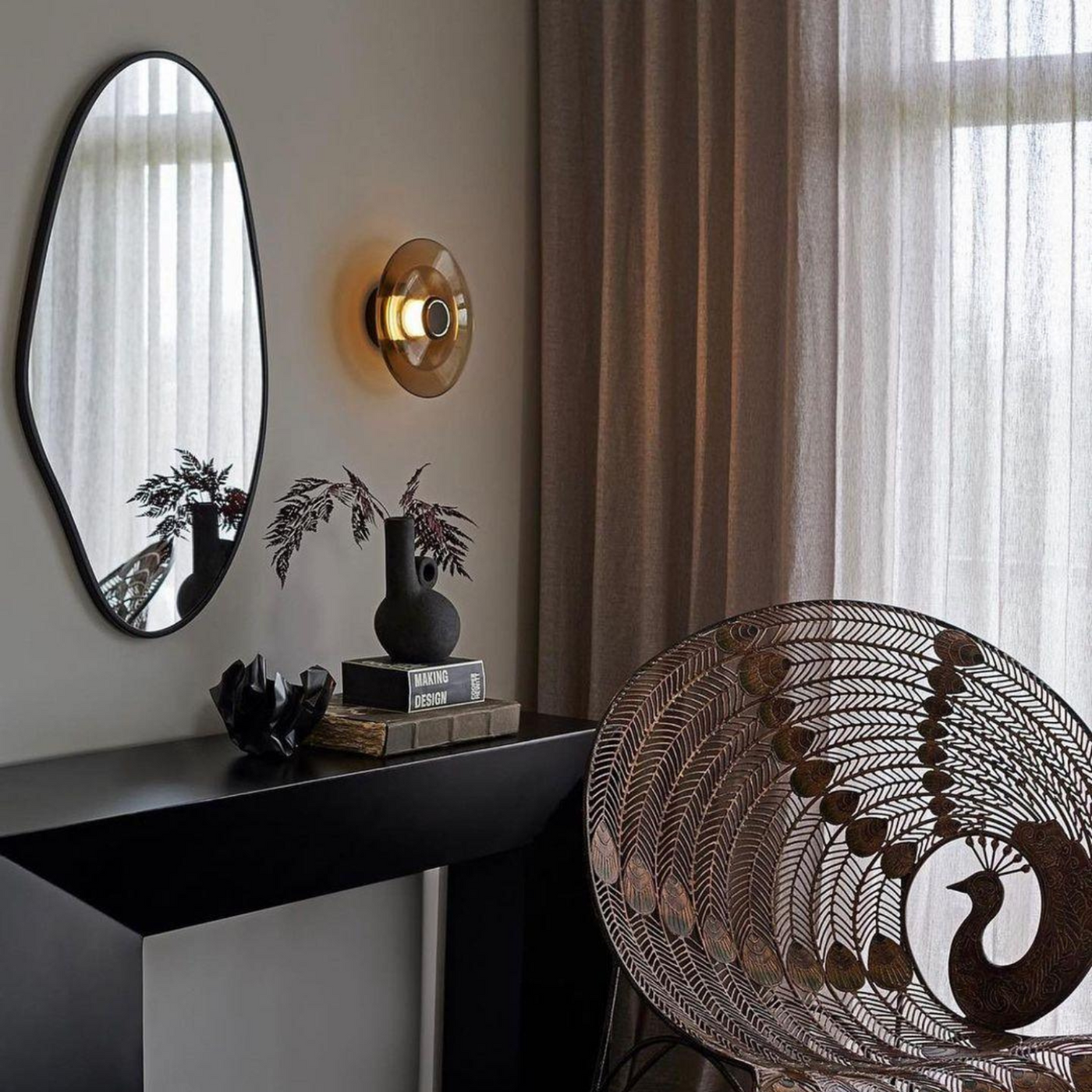 Luminária de parede Haloire