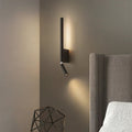 Luminária de parede LED Aconchegante com Design Minimalista para Ambientes Sofisticados de Quarto Preto