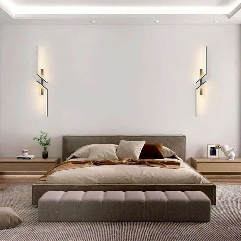 Luminária de parede LED SlimBeam – Iluminação Direcionada com Design Contemporâneo e Acabamento Minimalista.